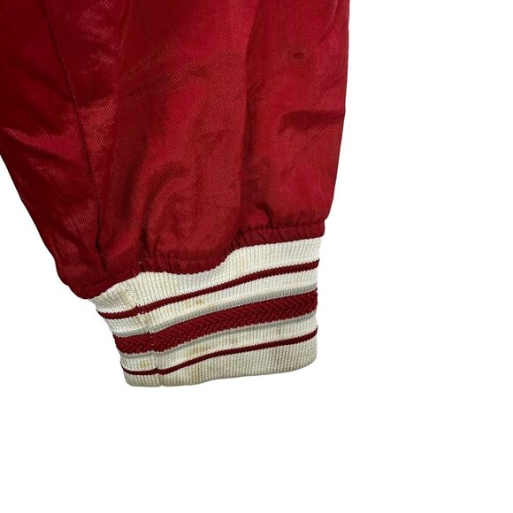 Champion Arkansas Razorbacks Windbreaker Jacket Anorak Vintage 90s Mens Sz S Red - Picture 7 of 9